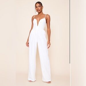 Pretty little thing jumpsuit size 12 never worn tags on